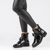 Leather ankle boots Filippo DBT3193/21 BK black