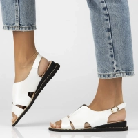 Leather sandals Filippo DS4470/25 WH white