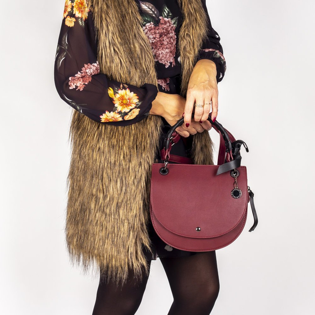 Bag Diana DJX1711-1 Burgundy