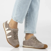 Skórzane sneakersy Filippo DP7963/26 TP taupe