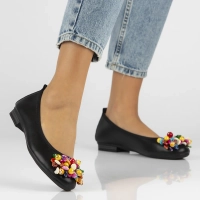 Leather shoes Filippo DP6159/24 BK black