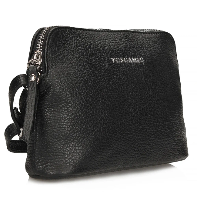 Leather handbag Toscanio F197 black