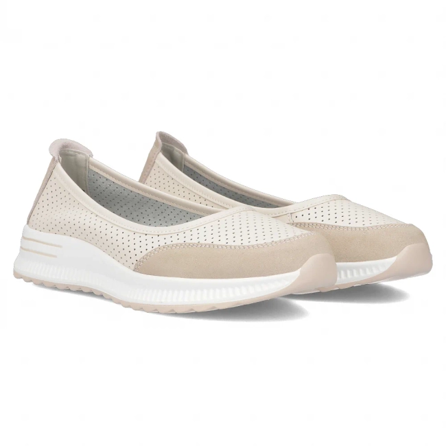 Leather shoes Filippo DP6134/25 BE beige