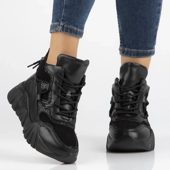 Leather ankle boots Filippo DBT6367/24 BK black