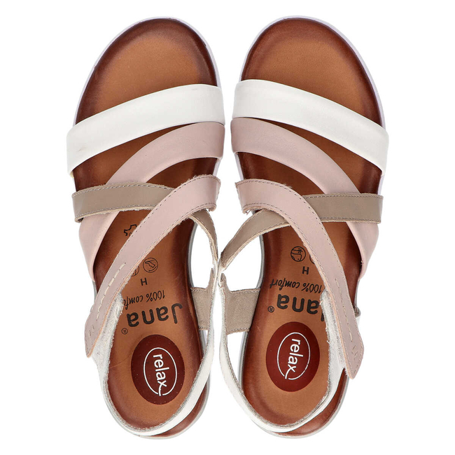 Sandals Jana 8-28205-24 197 White Comb