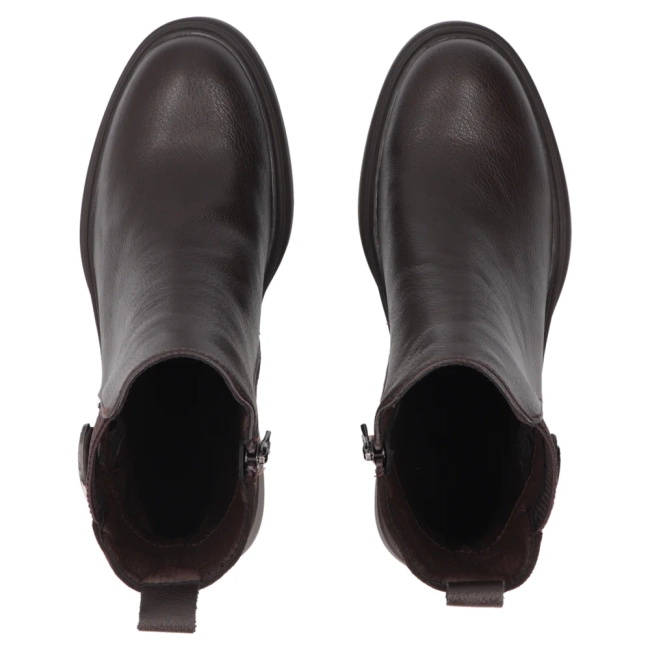 Leather ankle boots Filippo DBT8042/26 D BR brown
