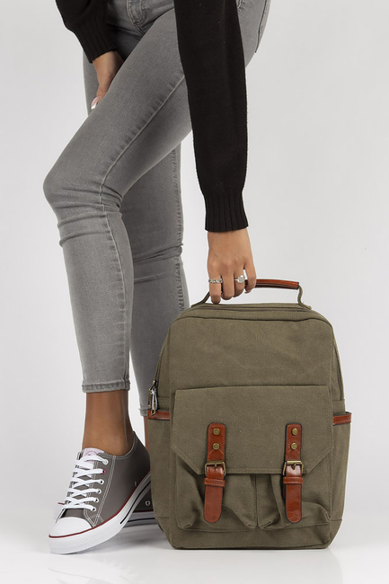 Backpack Ines Delaure 1682683 khaki