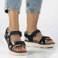 Leather sandals Filippo DS7034/25 NV navy