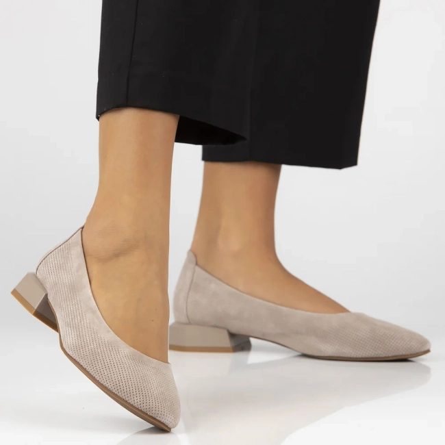 Leather shoes Filippo DP6789/25 BE beige