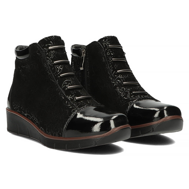 Leather ankle boots Filippo DBT3179/22 BK black