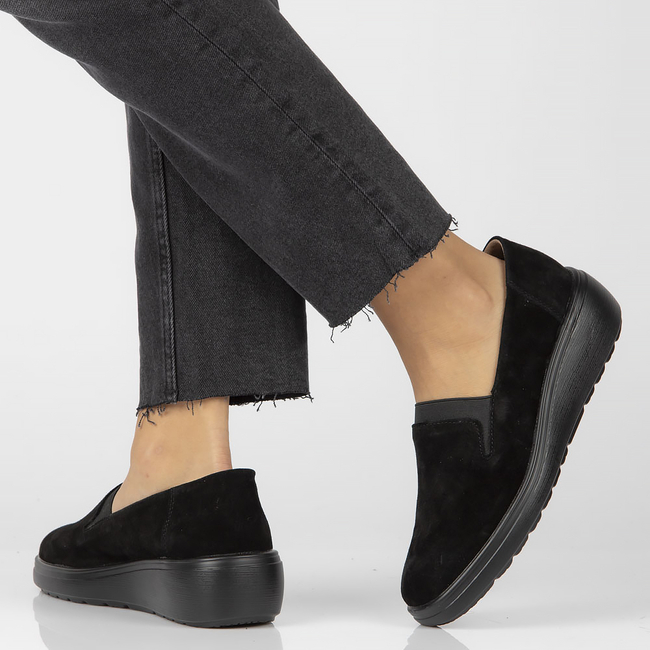 Leather shoes Filippo DP4197/22 BK SU black