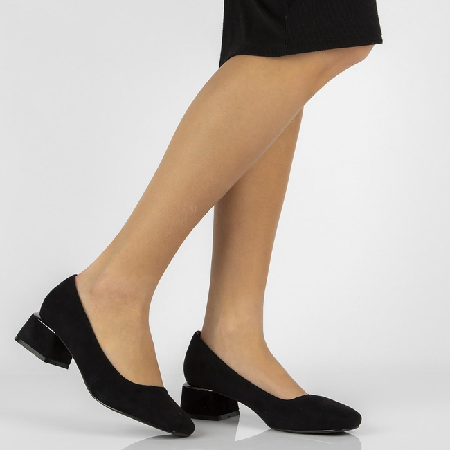 Pumps heeled FILIPPO DP2096/22 BK black
