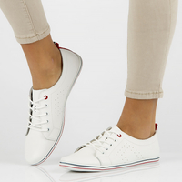 Leather shoes Filippo DP073/22 WH white