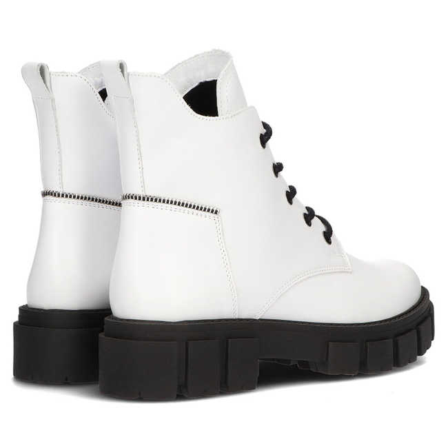 Leather boots Filippo 572s White