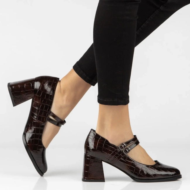 Leather shoes Filippo DP8161/26 BR brown