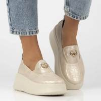 Leather shoes Filippo DP6794/25 BE beige