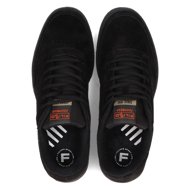 Leather shoes Filippo MSP2123/21 BK black