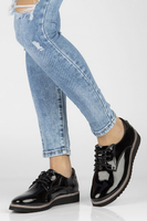 Leather shoes Filippo DP1514/23 BK black