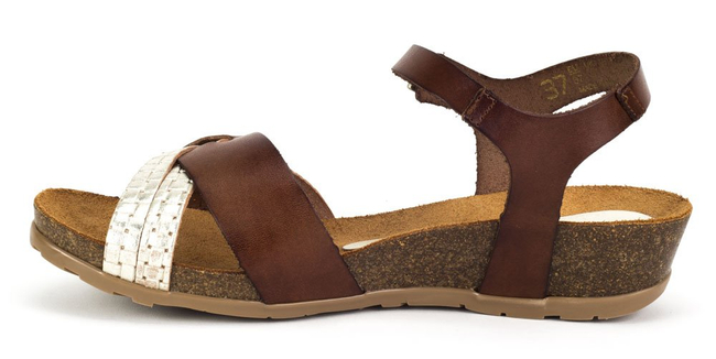 Sandals Yokono Capri-041 VQ/Cris.TR Nuez/Platino