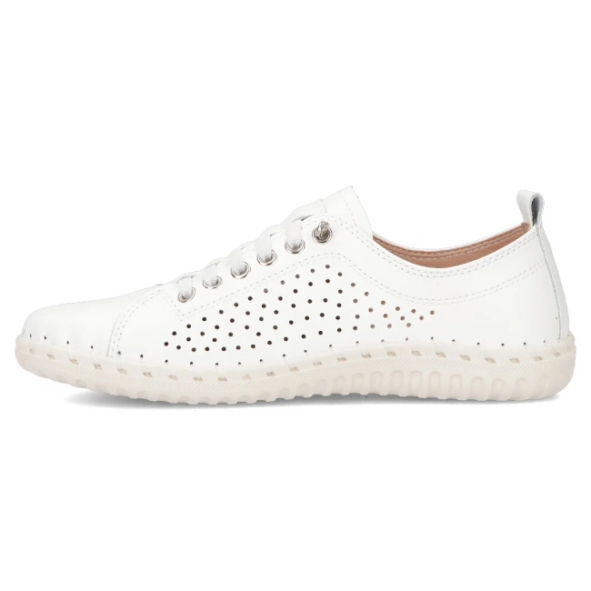 Leather shoes Filippo DP6735/25 WH white