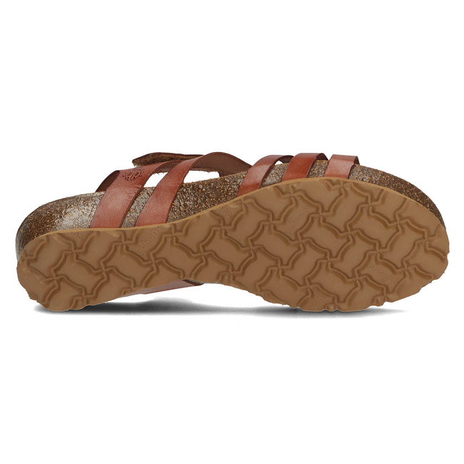 Leather sandals Yokono MONACO-180 brown