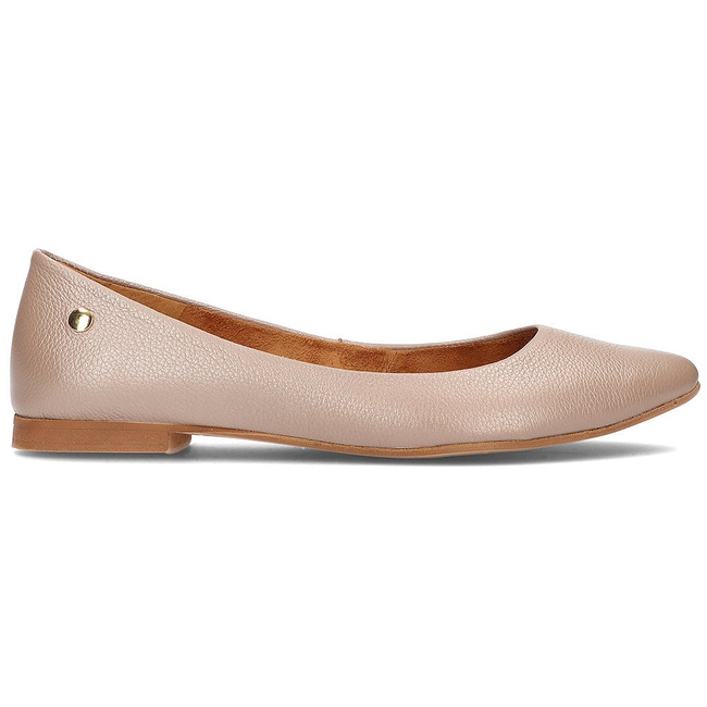 Leather ballerinas Filippo 04100 beige