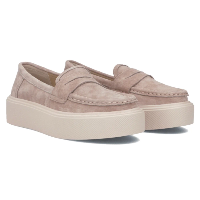 Leather shoes Filippo DP6152/24 BE beige