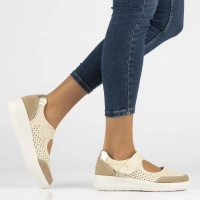 Leather shoes Filippo DP6036/24 BE beige