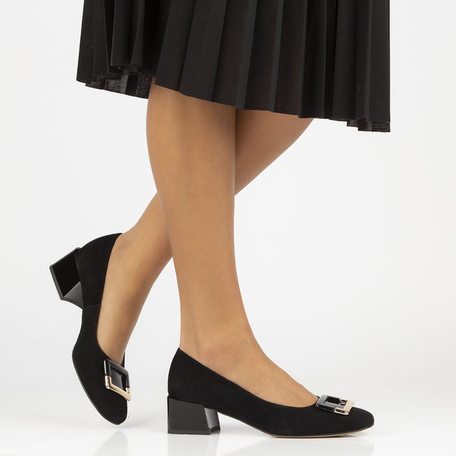 Leather shoes Sagan 4634 black