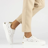 Leather shoes Filippo DP6015/24 WH white