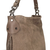 Leather handbag Toscanio  G98 beige