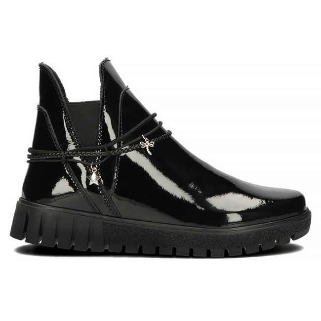 Leather ankle boots Filippo DBT3929/22 BK black