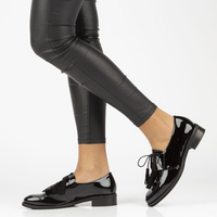 Leather shoes Sagan 4676 black