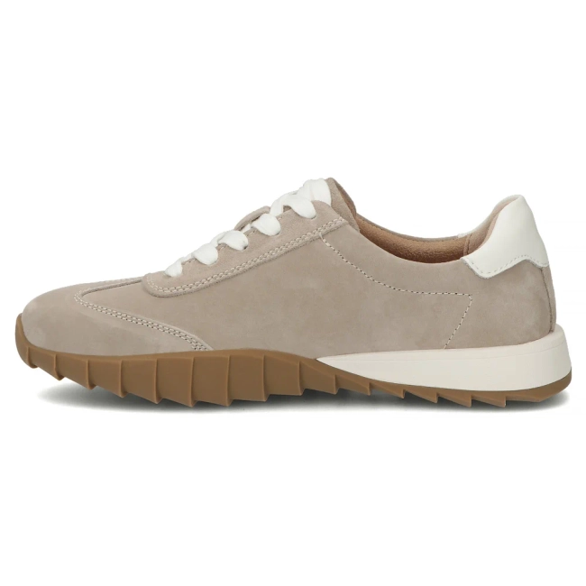 Skórzane sneakersy Filippo DP7534/26 BE beżowe