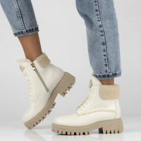 Leather boots Filippo 60374 beige