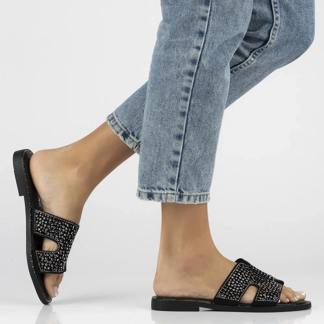 Slippers Filippo DK6973/25 BK black