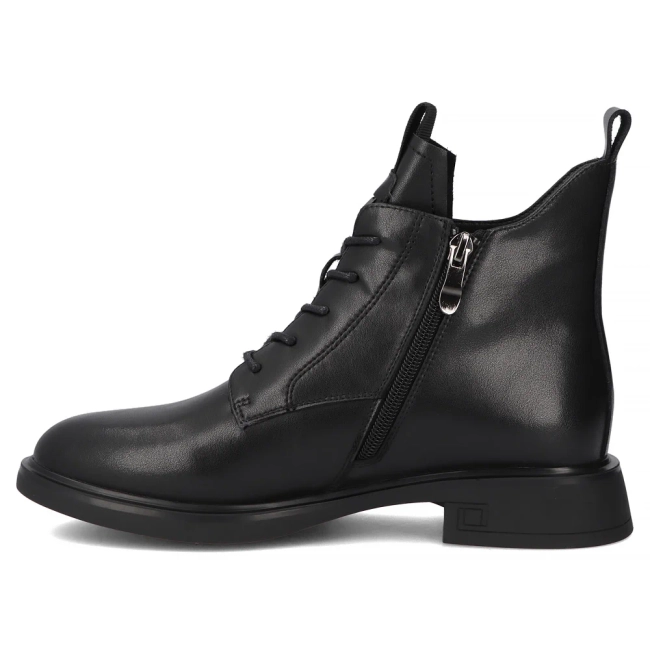 Leather ankle boots Filippo DBT7463/25 BK black