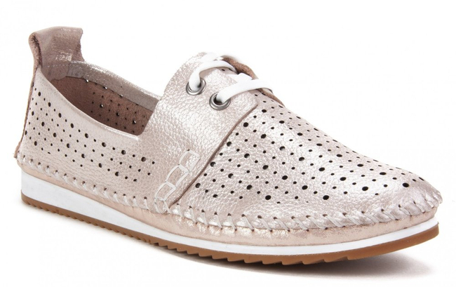 Półbuty Lanqier 42C613 Pink