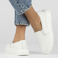 Leather shoes Filippo DP4683/23 WH white