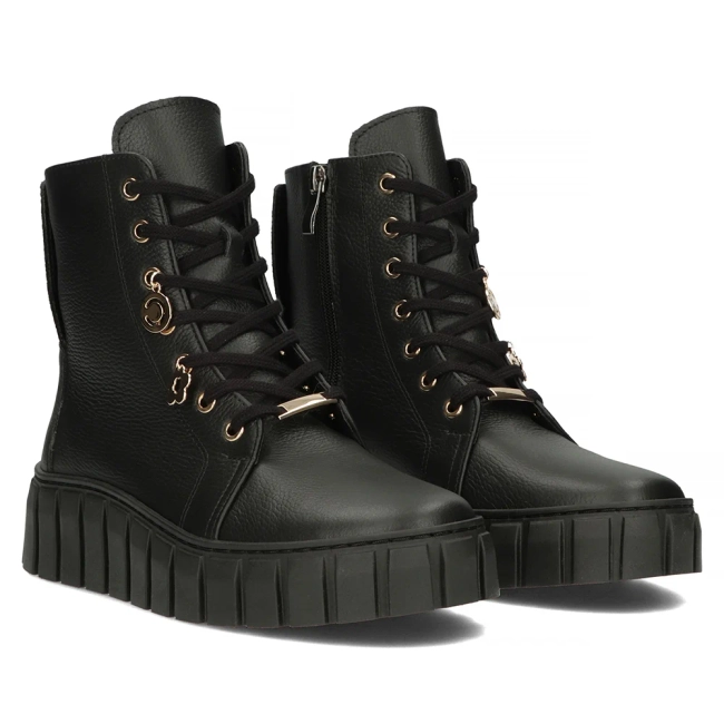 Leather ankle boots Filippo 259 black