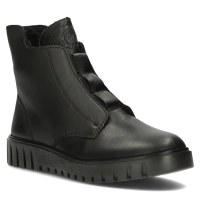 Ankle Boots Rieker leather Y3458-00 Black
