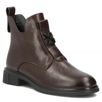 Leather ankle boots Filippo DBT8135/26 D BR brown