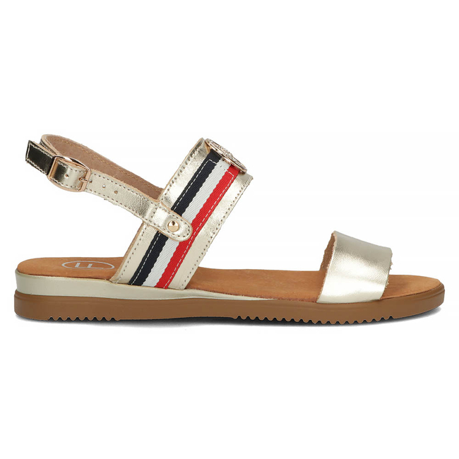 Skórzane sandały Filippo DS3603/22 GO złote