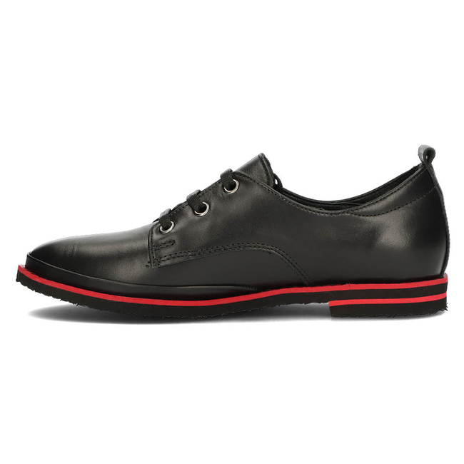 Leather shoes Filippo DP3917/22 BK black
