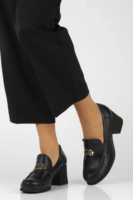 Leather shoes Filippo 20171 black