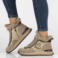 Leather ankle boots Filippo DBT6522/24 BE beige