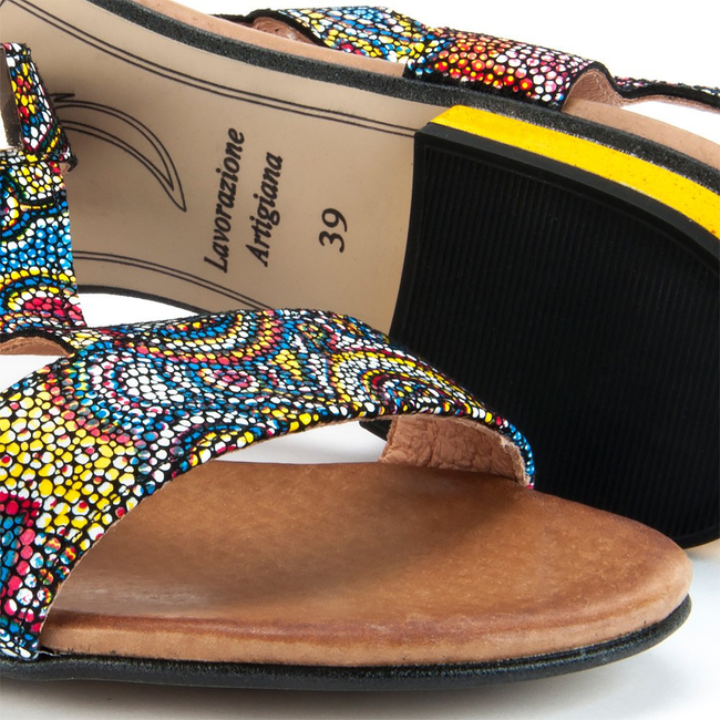 Sandals Filippo 2343 Peacock Eye Yellow