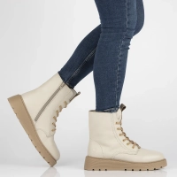 Rieker leather ankle boots 70404-80 cream