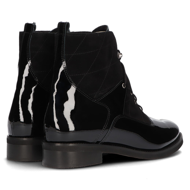 Leather ankle boots Sagan 4671 black