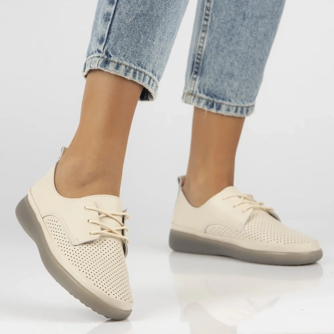 Leather shoes Filippo DP6788/25 BE beige